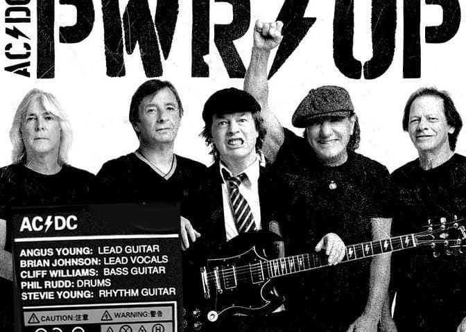 L’album “Power Up” d’AC/DC meilleure vente d’albums…