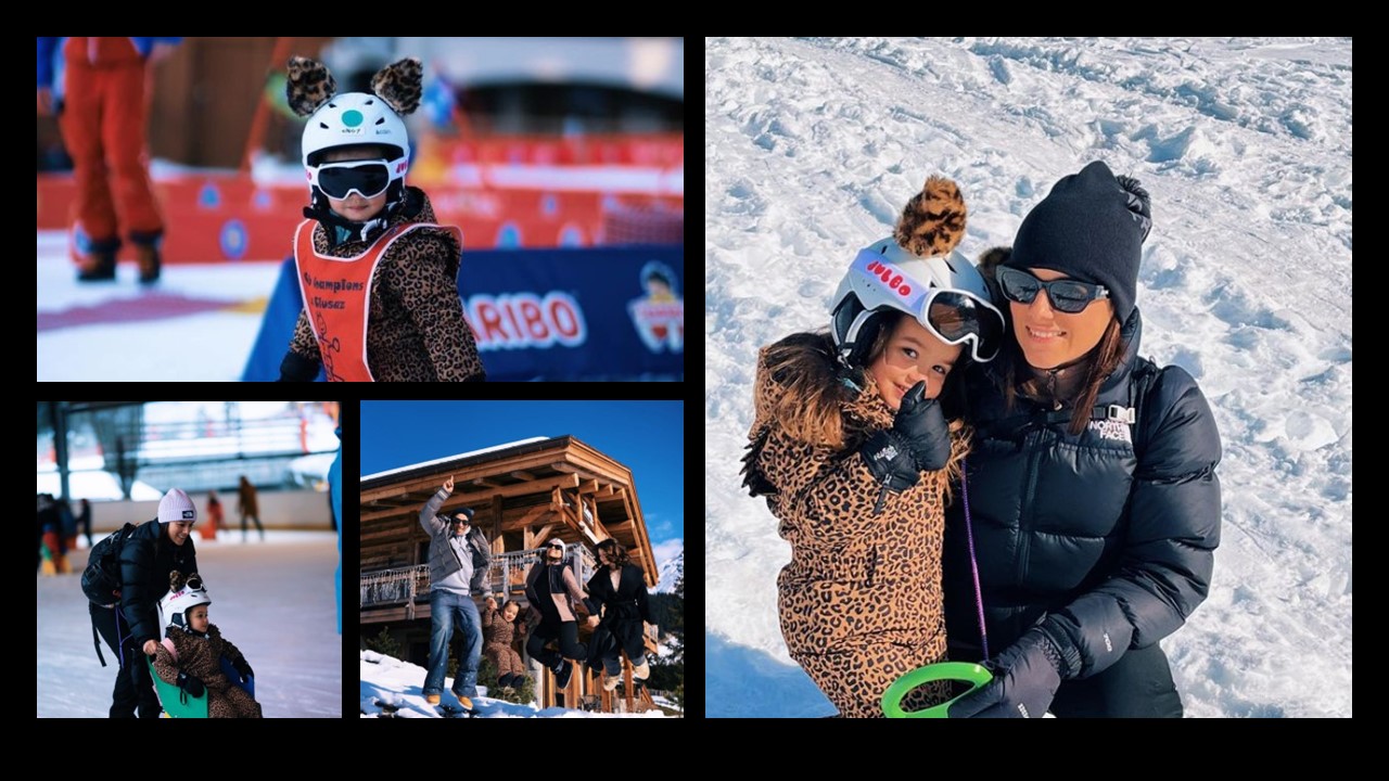 Alizée partage son album photos d’une semaine en famille à La Clusaz.