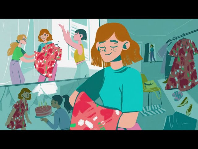 Pub Appli Vinted – dessins “téléchargez Vinted” novembre 2020