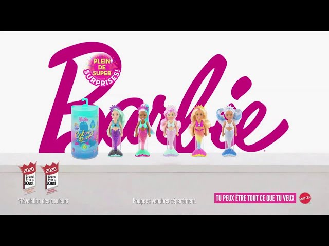 Pub Barbie & Chelsea Color Reveal Sirène Mattel novembre 2020