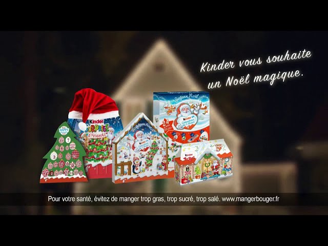 Pub Calendrier de l’avant Kinder Noël novembre 2020