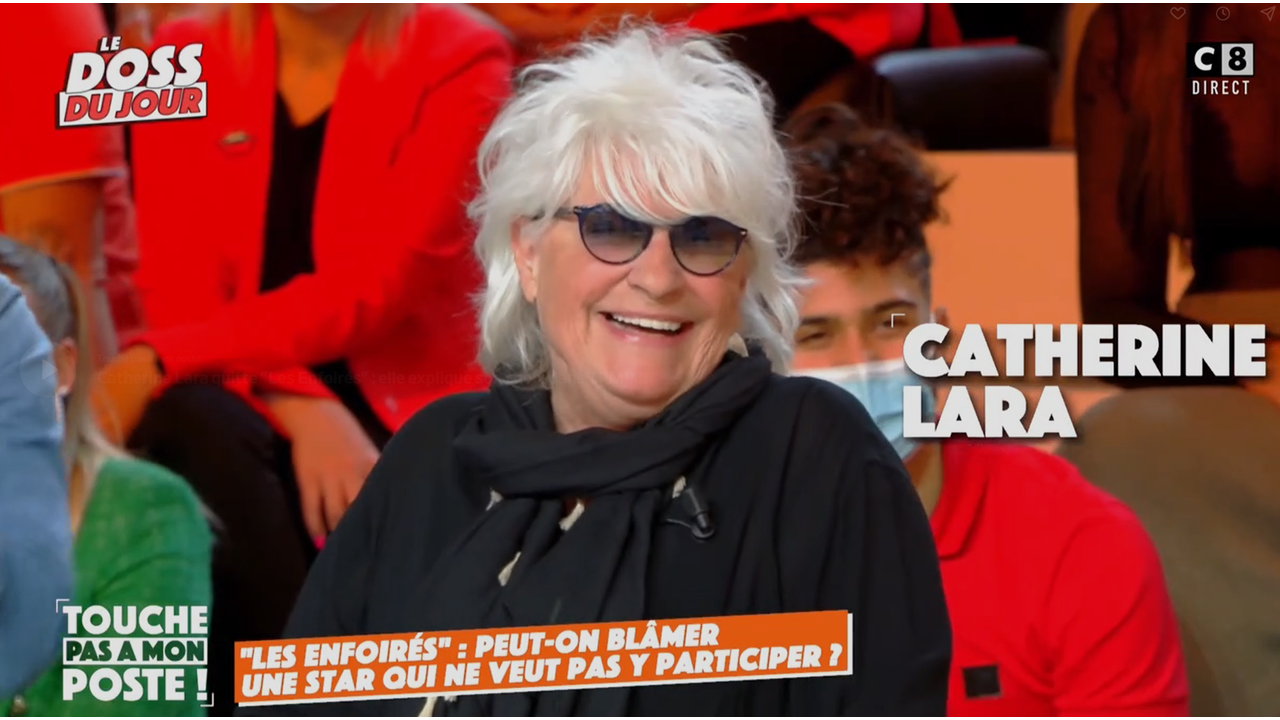 TPMP: Réécoutez les déclarations de Catherine Lara sur “Les Enfoirés”
