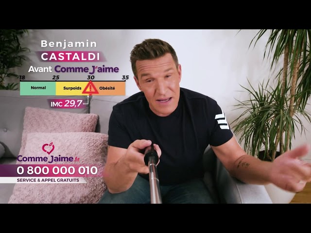 Pub Comme J’aime (Benjamin Castaldi) novembre 2020