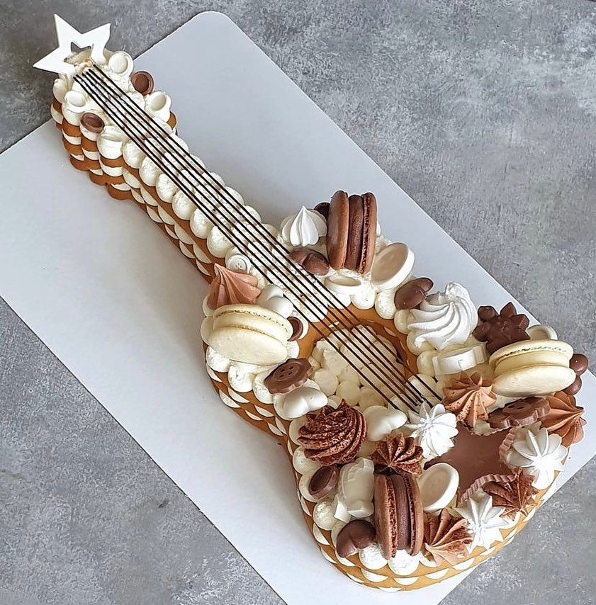 gateau guitare
