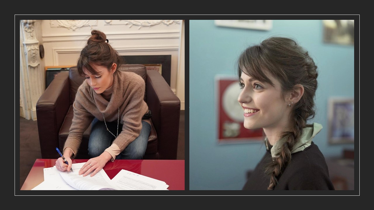 Notre petite italienne protégée Giulia Falcone signe son premier contrat !