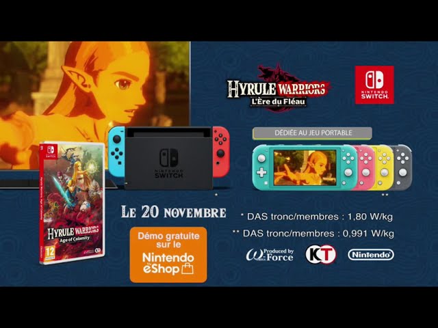 Pub Hyrule Warriors l’ère du Fléau Nintendo Switch novembre 2020