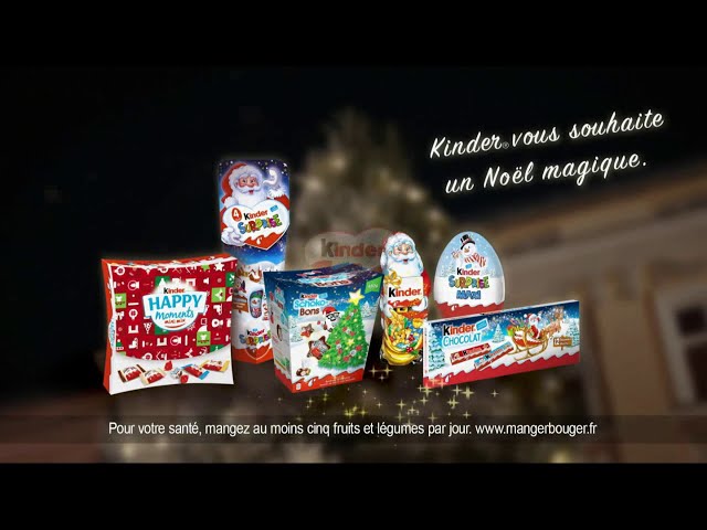 Pub Kinder Chocolats Noël 2020