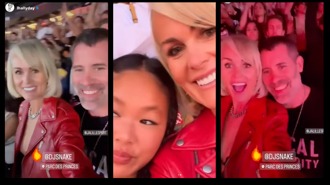 Laeticia Hallyday s’éclate avec son compagnon Jalil Lespert au concert de DJ Snake. Images et vidéo…