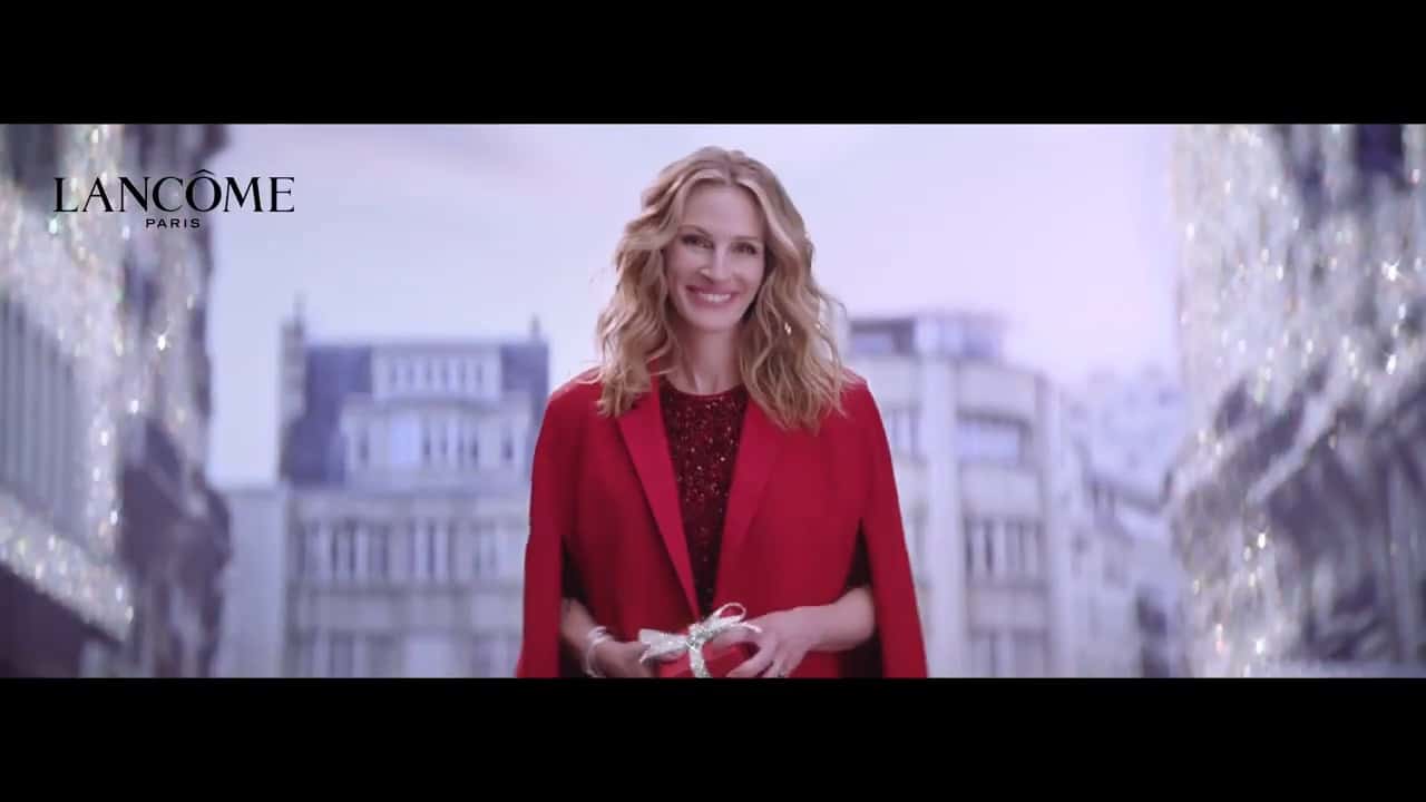 Pub “Lancôme” – Julia Roberts à Paris en musique