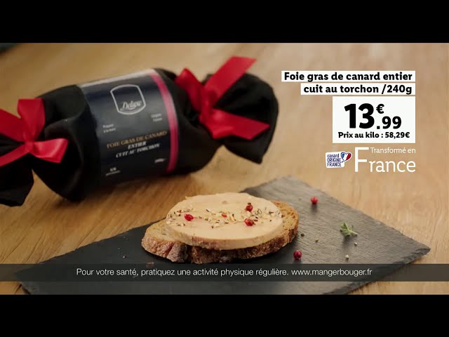 Pub Lidl Foie Gras de Canard Entier 2020