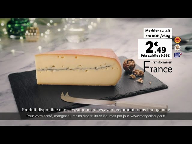 Pub Lidl Morbier au lait cru AOP novembre 2020