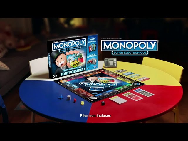 Pub Monopoly Super électronique Hasbro novembre 2020