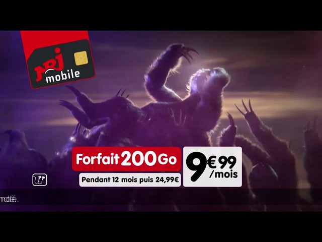 Musique de Pub NRJ mobile Forfait 200Go (le paresseux) – Hangover (BaBaBa) – Buraka Som Sistema