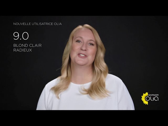 Pub Olia Garnier Cécile 9.0 Blond Clair Radieux novembre 2020