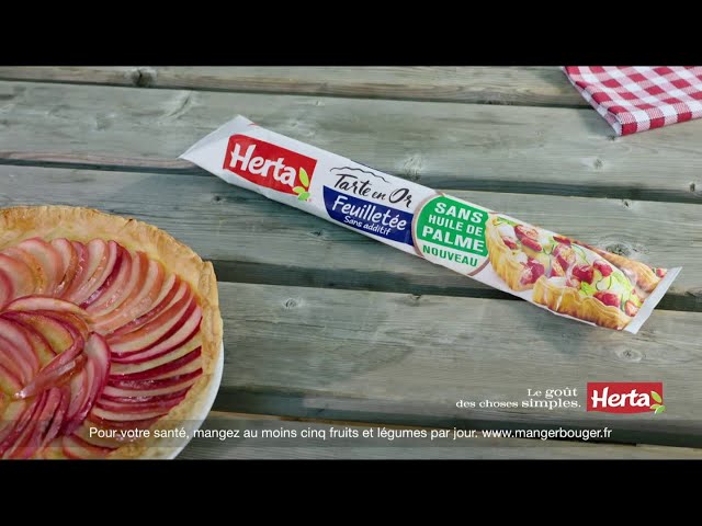 Pub Pâte à tarte feuilletée sans huile de palme Herta – histoire novembre 2020