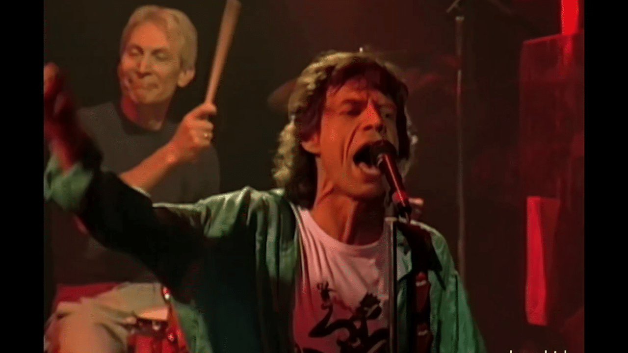 Live Paris 1995 : The Rolling Stone “Angie”.
