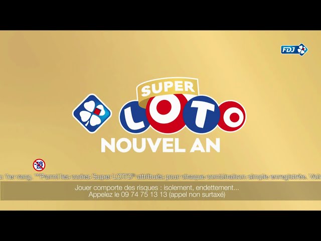 Pub Super Loto du Nouvel An FDJ 2020