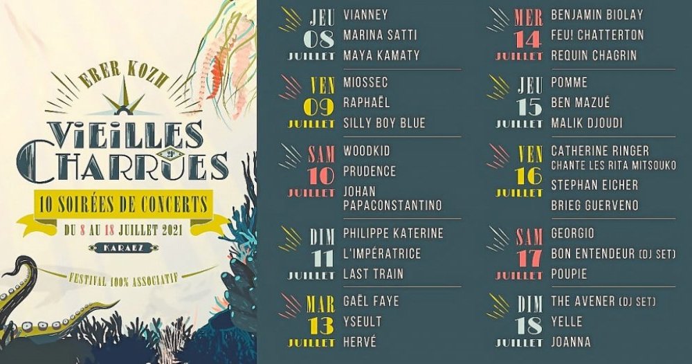 Bonne nouvelle : “Les vieilles charrues” Le public assistera aux concerts DEBOUT !