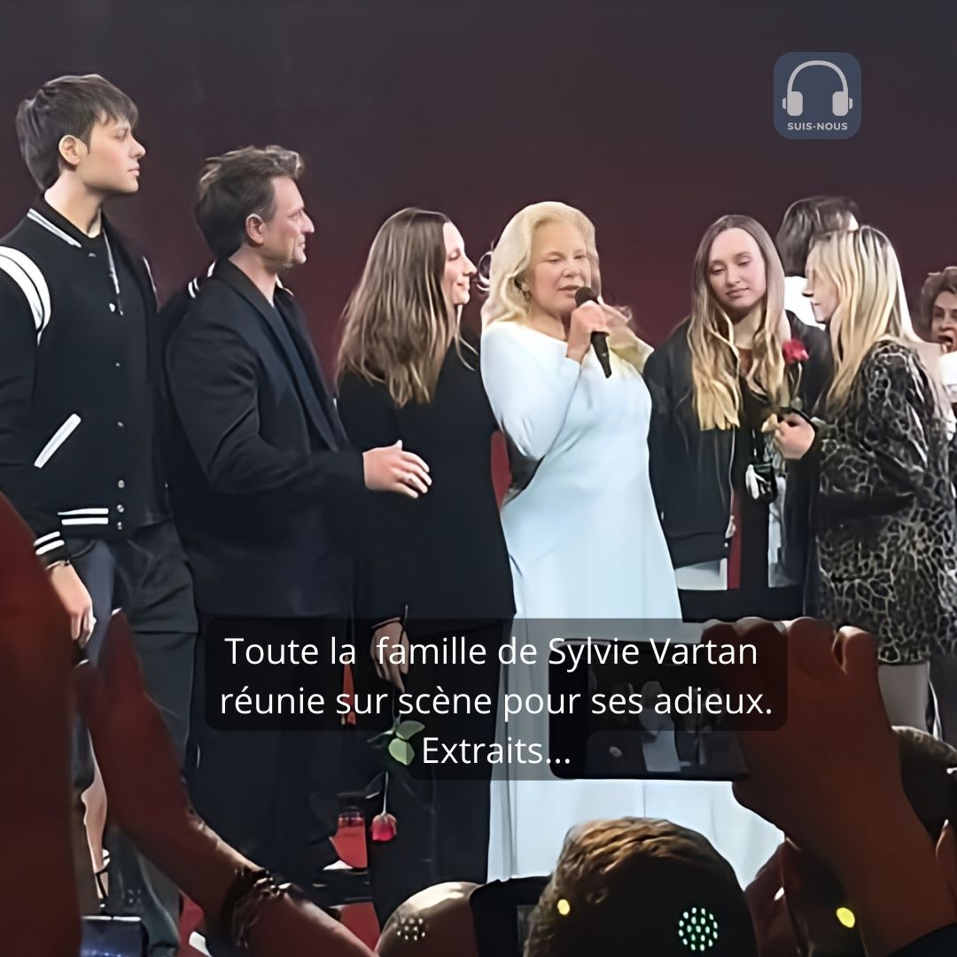 Dimanche 26 janvier, Sylvie Vartan a fait ses adieux définitifs avec toute sa famille réunie autour d’elle sur scène…