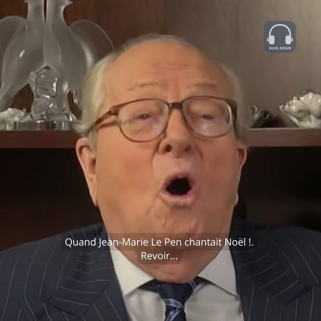 Quand Jean-Marie Le Pen chantait Noël pendant plus de 3 minutes : “Gloria”, “Il est né le divin enfant”, “Minuit, Chrétiens”…