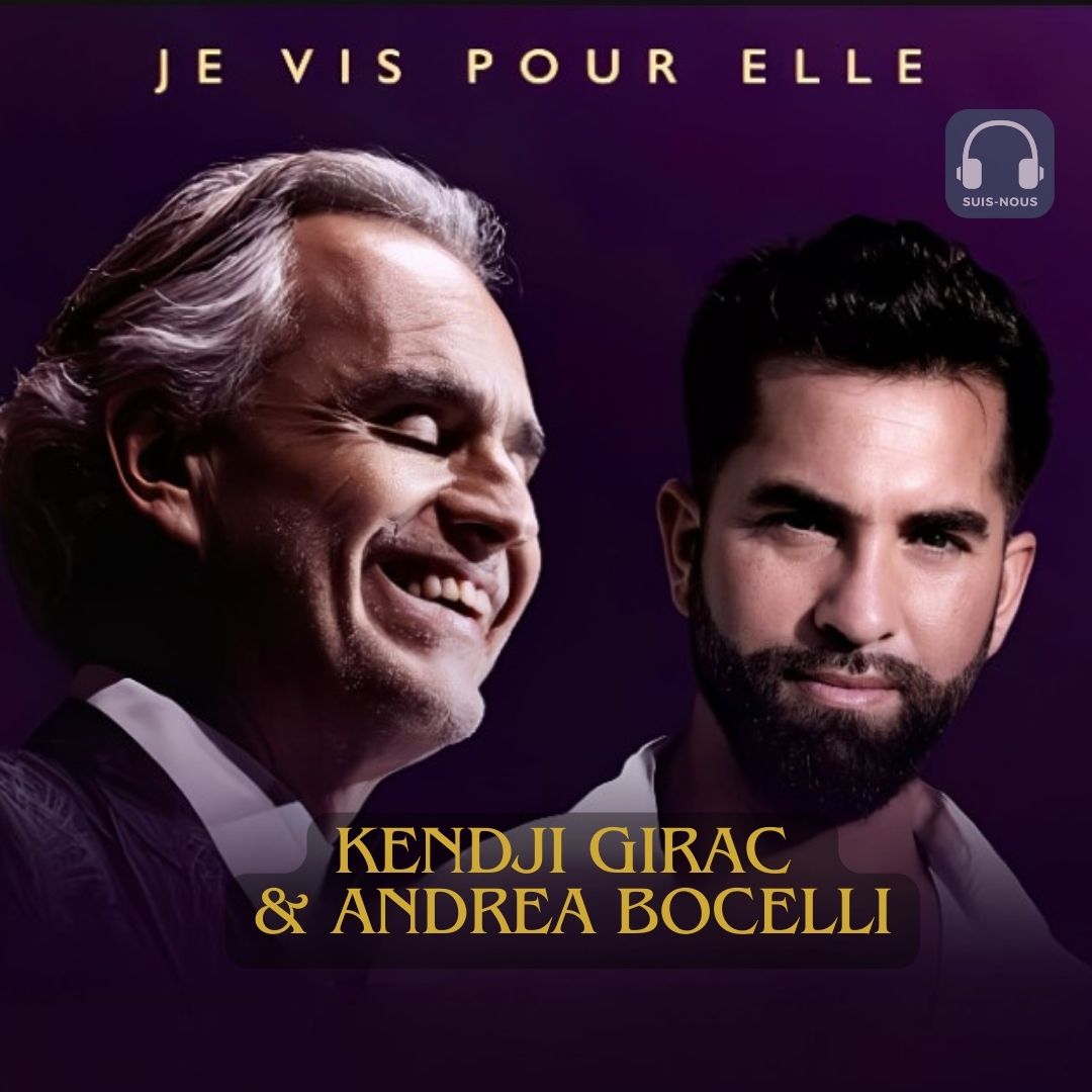 Le cadeau de Kendji Girac à ses fans pour la Saint Valentin: “Je vis pour elle” (vivo per lei) en duo avec Andrea Bocelli.