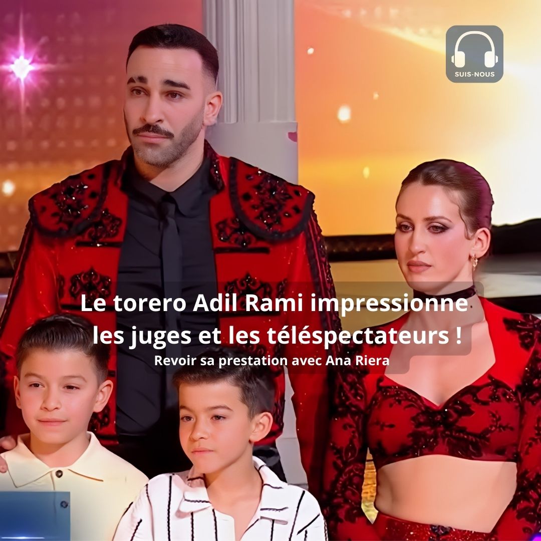DALS : Adil Rami cartonne avec trois dix, sur un flamenco, devant ses enfants présents sur le plateau !