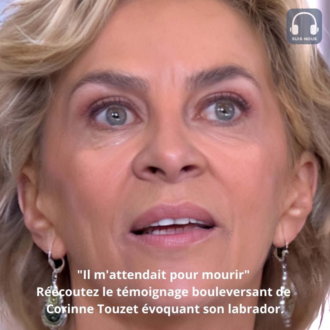 “Il m’attendait pour mourir” : Corinne Touzet évoque le décès de son labrador sur le plateau de C’l’hebdo.
