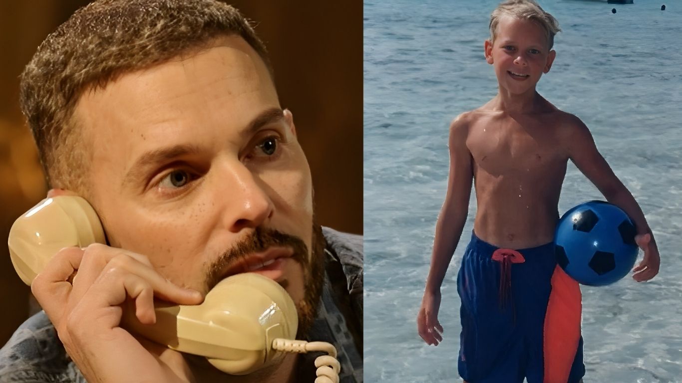 Matt Pokora touchant dans l’émission “Un dimanche à la campagne” lorsqu’il téléphone à Matthieu, l’enfant qu’il était.